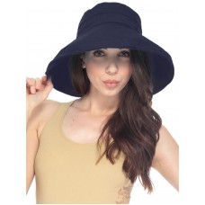 Mujer&apos;s AntiUV Fashion Wide Brim Summer Beach Cotton Sun Bucket Hat  eb-87797812